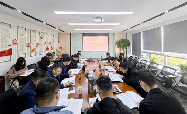 万象城awc888国控集团召开党委理论学习中心组2024年第6次学习（扩大）会议